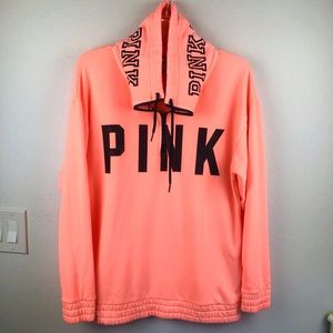 Victoria’s Secret PINK Quarter-zip Sweatshirt NWT
